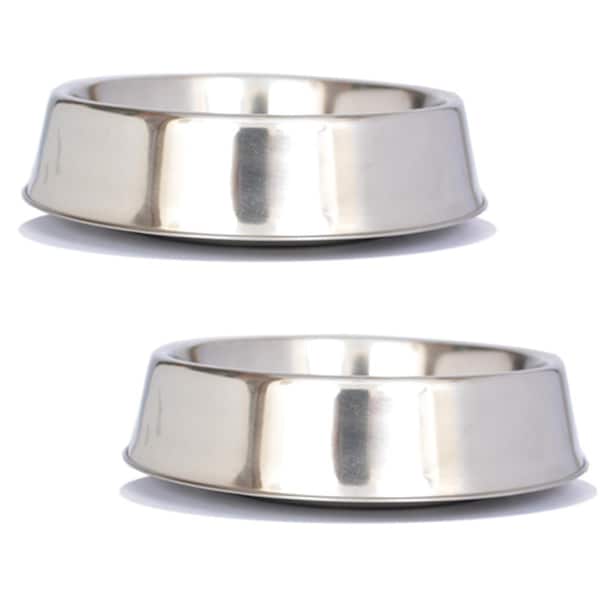 Reincarnation 24 oz. Anti Ant Stainless Steel Non Skid Pet Bowl RE78265 - main